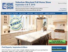 Tablet Screenshot of mdhomeshows-ds.com